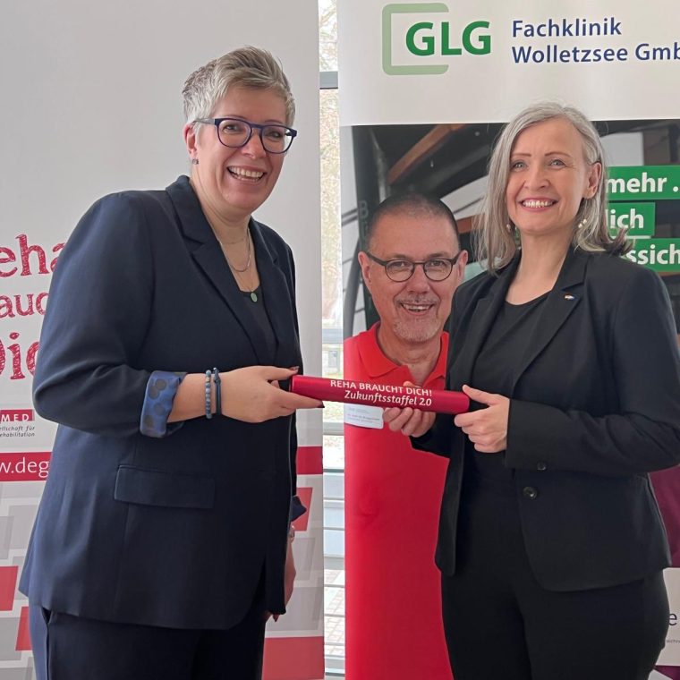 Staffelübergabe an Ulrike Mauersberger (CDU) in der GLG Fachklinik Wolletzsee.